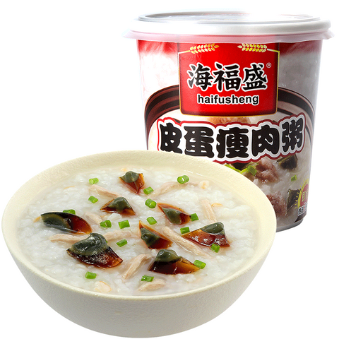 Haifusheng Century Egg & Pork Instant Congee - 37 grams