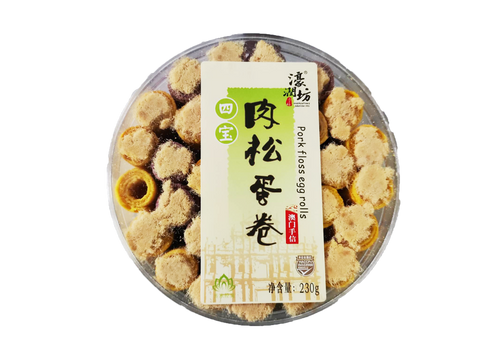 Haopinxuan Four Treasures Pork Floss Egg Rolls - 230 grams