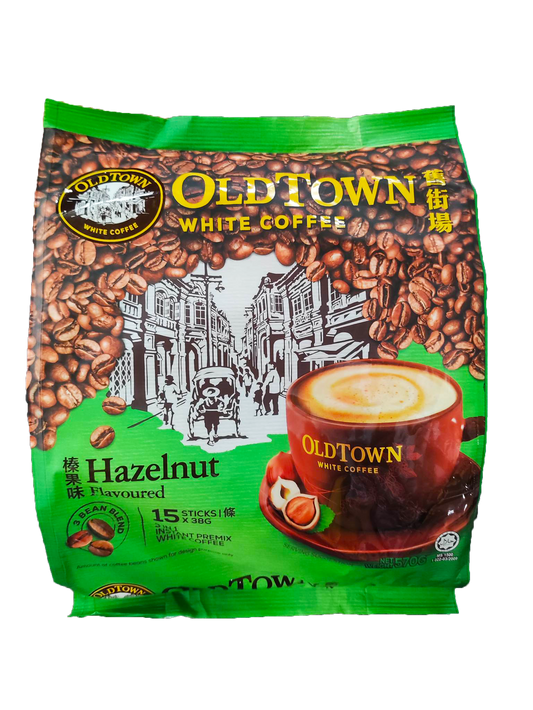 Old Town White Coffee Hazelnut- 570 grams (15 sticks)