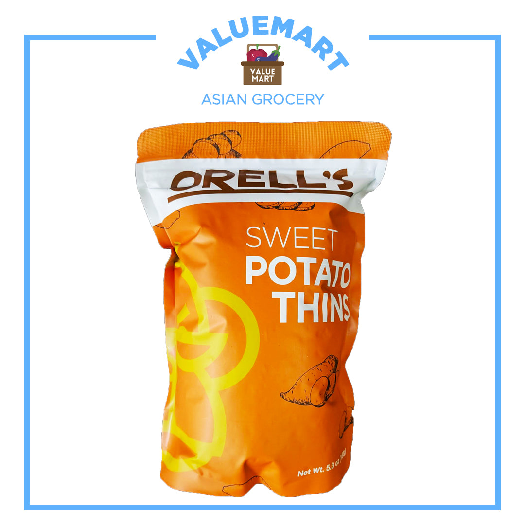 Orell's Sweet Potato Thins in Pouch - 150 grams