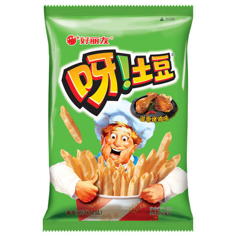 Orion Oh!Gamja Fries-Shaped Potato Chips (Roast Chicken Flavor) - 70 grams
