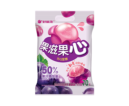 Orion Jelly-Filled QQ Gummy Candies (Grape Flavor) - 70 grams