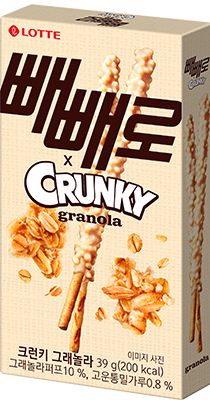 Lotte Pepero Crunky Granola - 39 grams