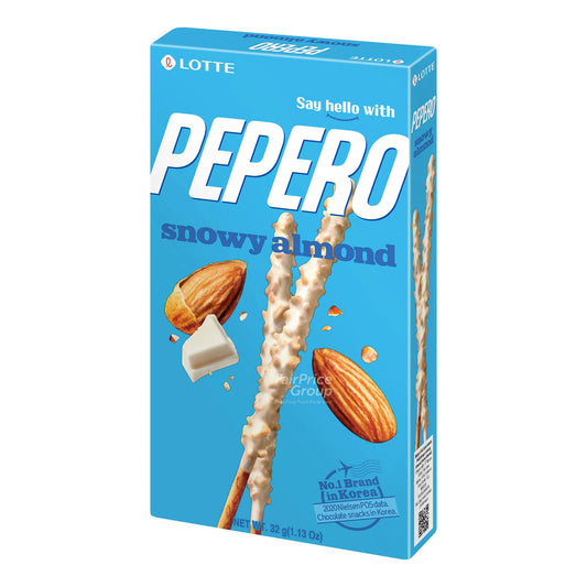 Lotte Pepero Snowy Almond - 32 grams