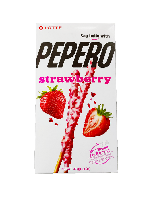 Lotte Pepero Strawberry - 32 grams