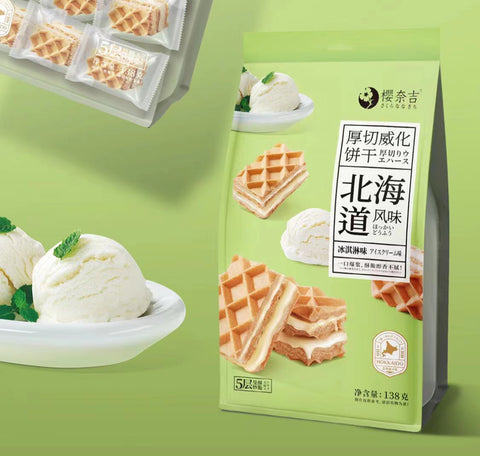 Sakura Mini Wafer Sandwich (Ice Cream Flavor) - 138 grams