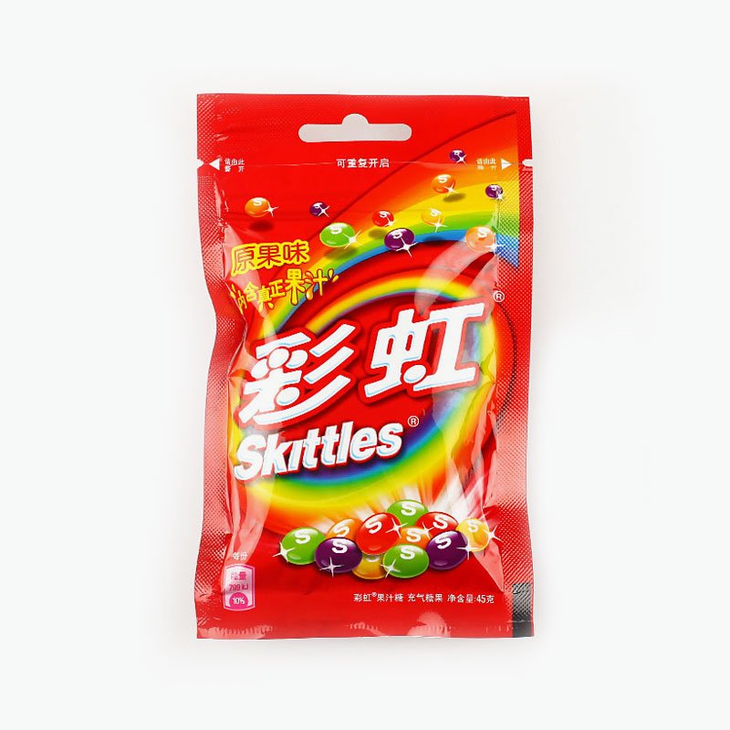 Skittles 经典红色袋装 - 45 克