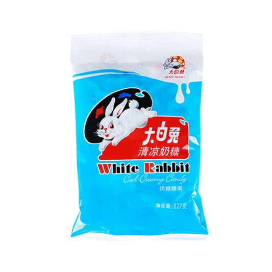 White Rabbit Candy with Edible Rice Paper (Cool Mint Flavor) - 227 grams