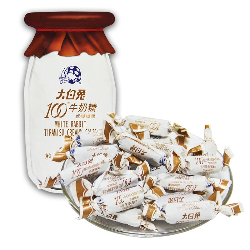 大白兔奶糖搭配可食用米紙 100 週年紀念版 (提拉米蘇冰淇淋口味) - 107 克