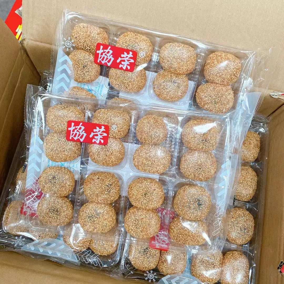 协荣黑芝麻布奇 - 500克（16个）